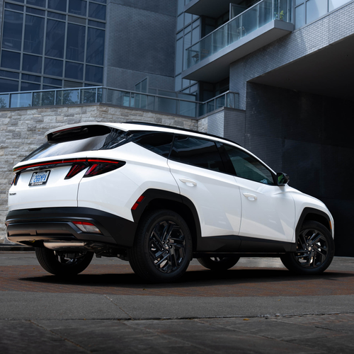 2026 Hyundai Tucson Hybrid Night Edition Rear View