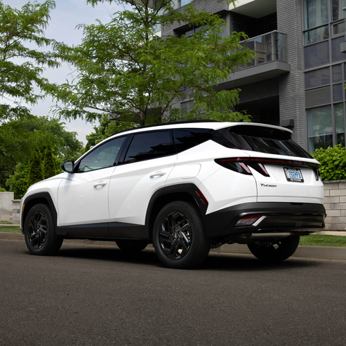 2026 Hyundai Tucson Hybrid Night Edition Rear View