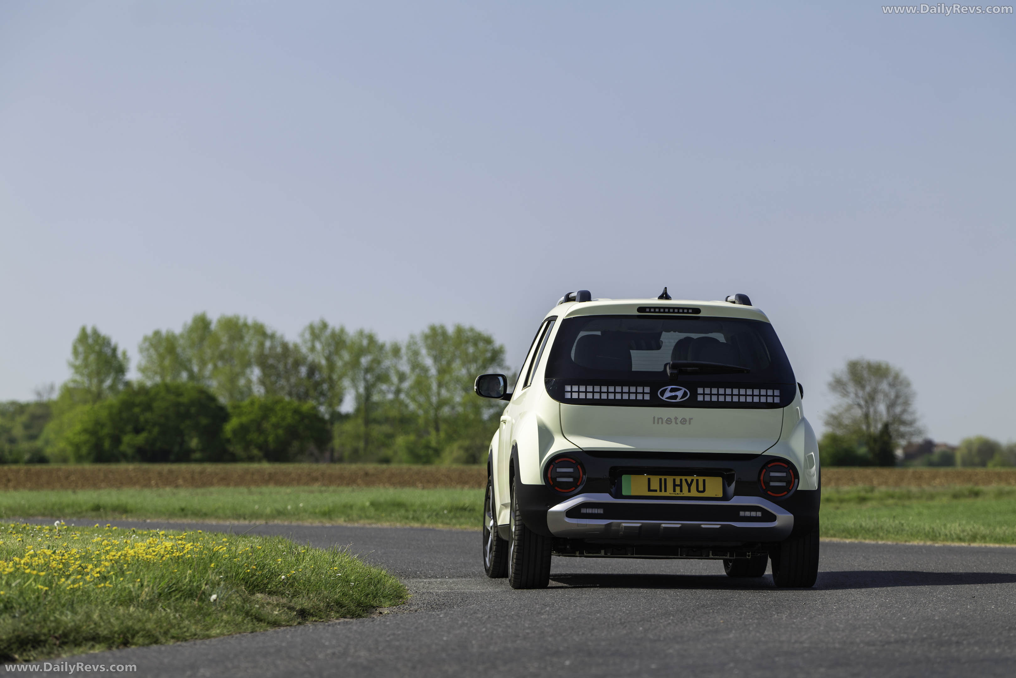 2025 Hyundai Inster UK Version Rear View