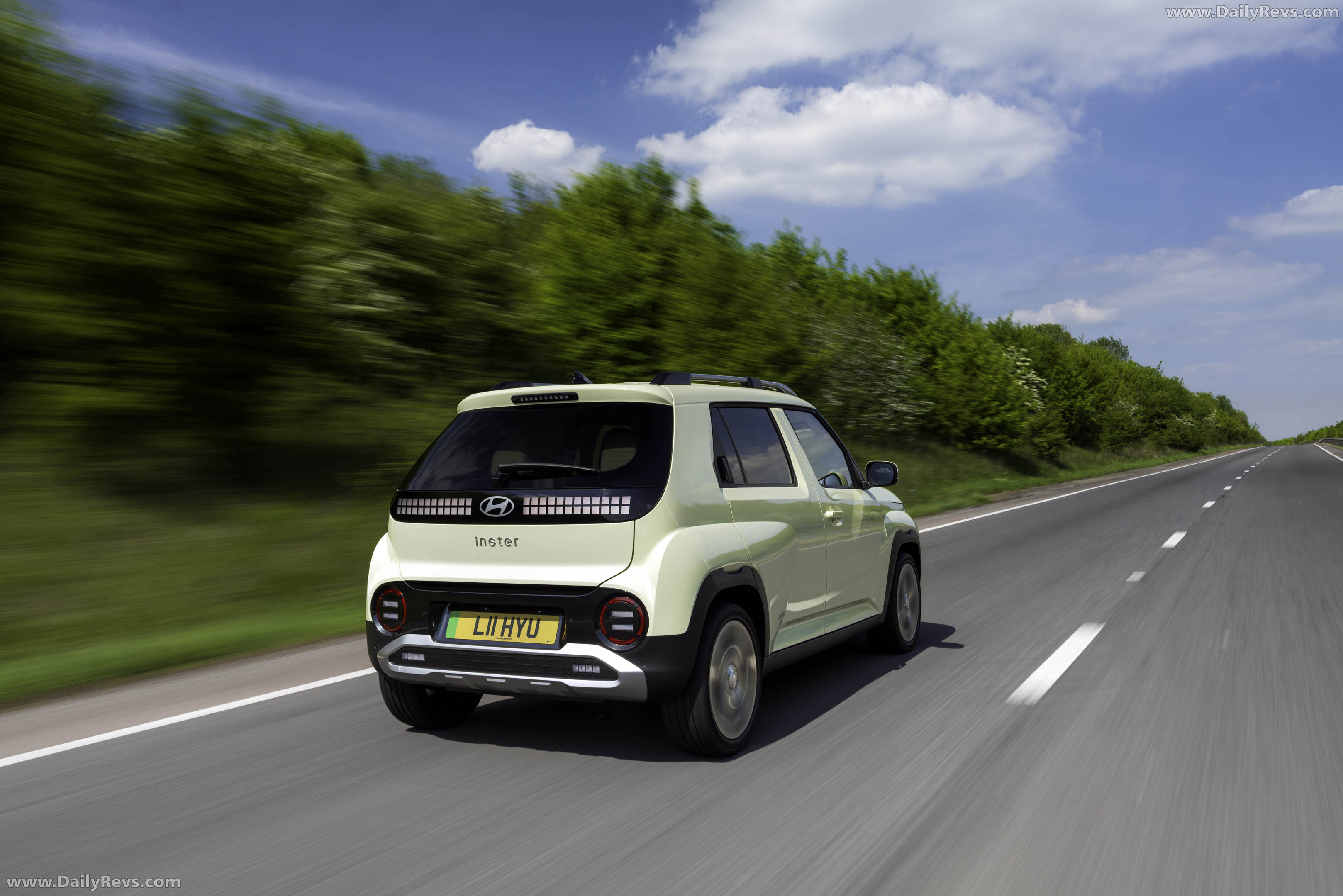 2025 Hyundai Inster UK Version Rear View