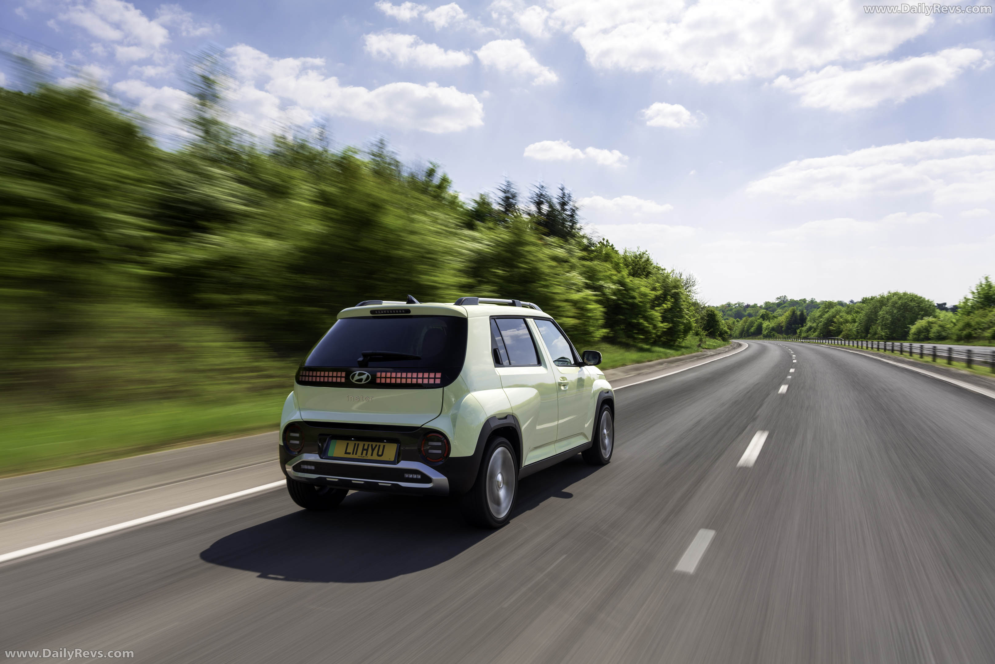 2025 Hyundai Inster UK Version Rear View