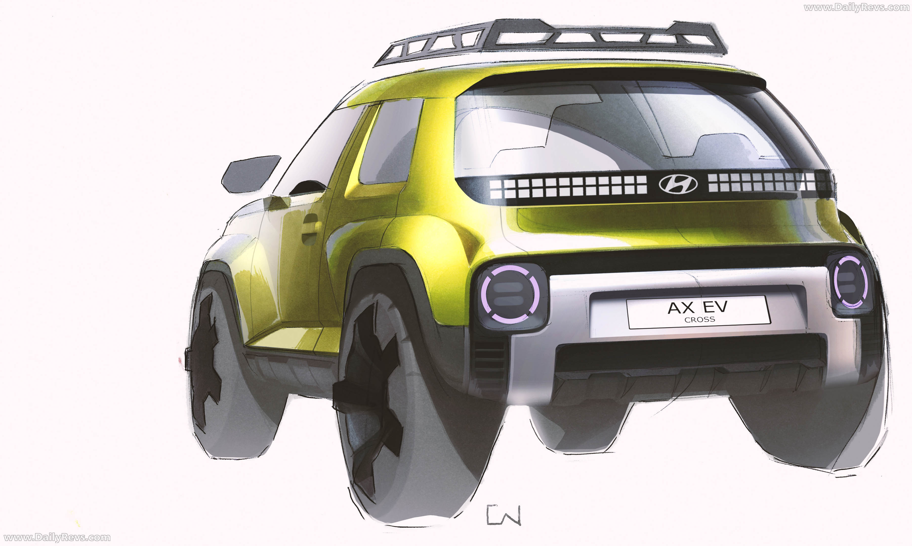 2026 Hyundai Inster Cross UK Version Sketches