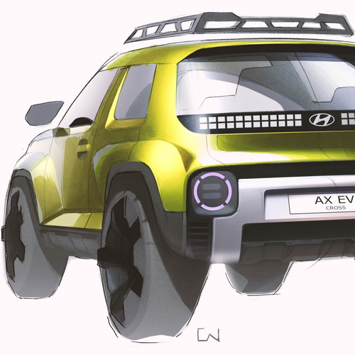 2026 Hyundai Inster Cross UK Version Sketches