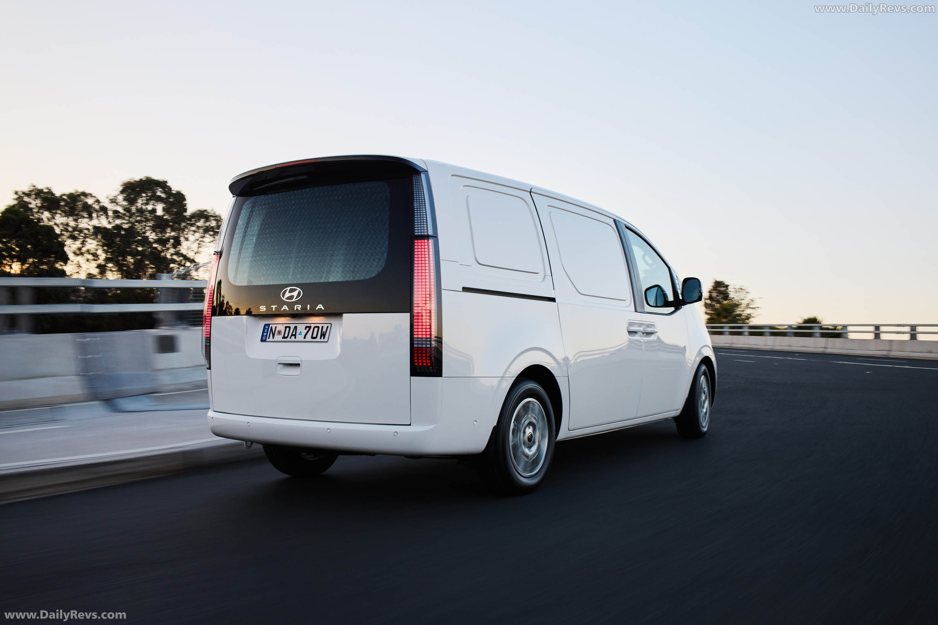 2027 Hyundai Staria Load Premium Australian Version Rear View