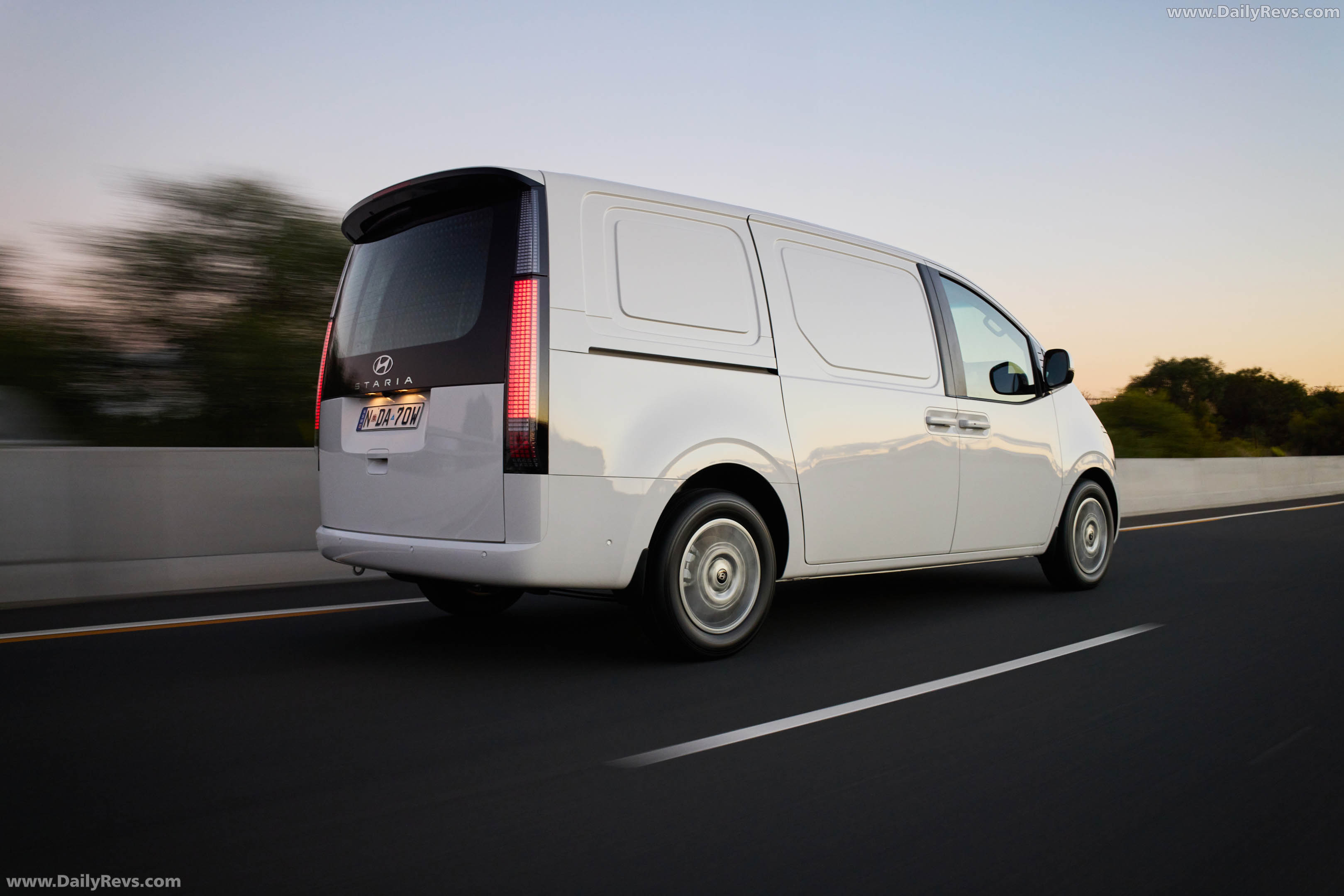 2027 Hyundai Staria Load Premium Australian Version Rear View