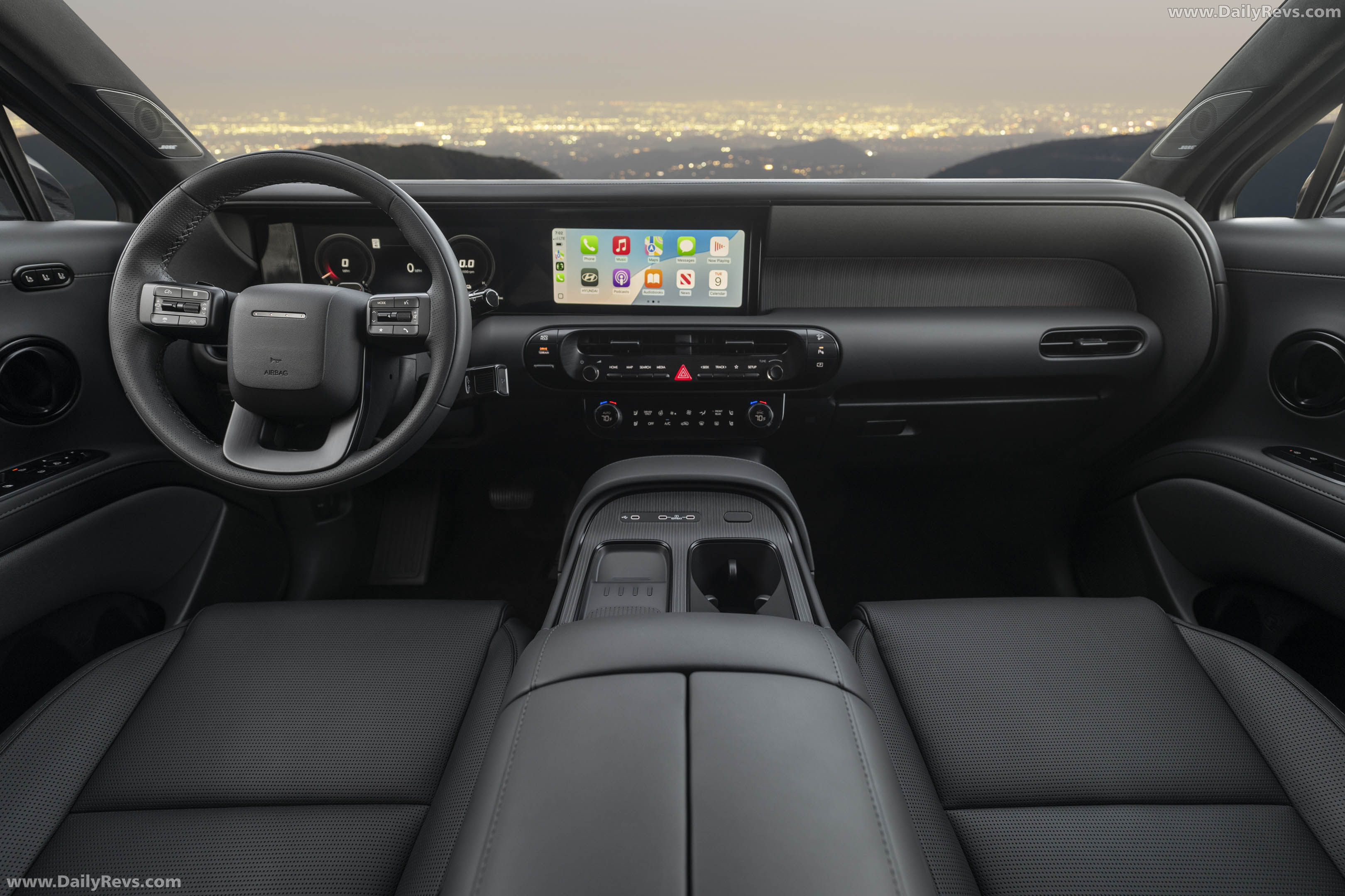 2027 Hyundai Palisade Hybrid Calligraphy Black Ink Edition Interior