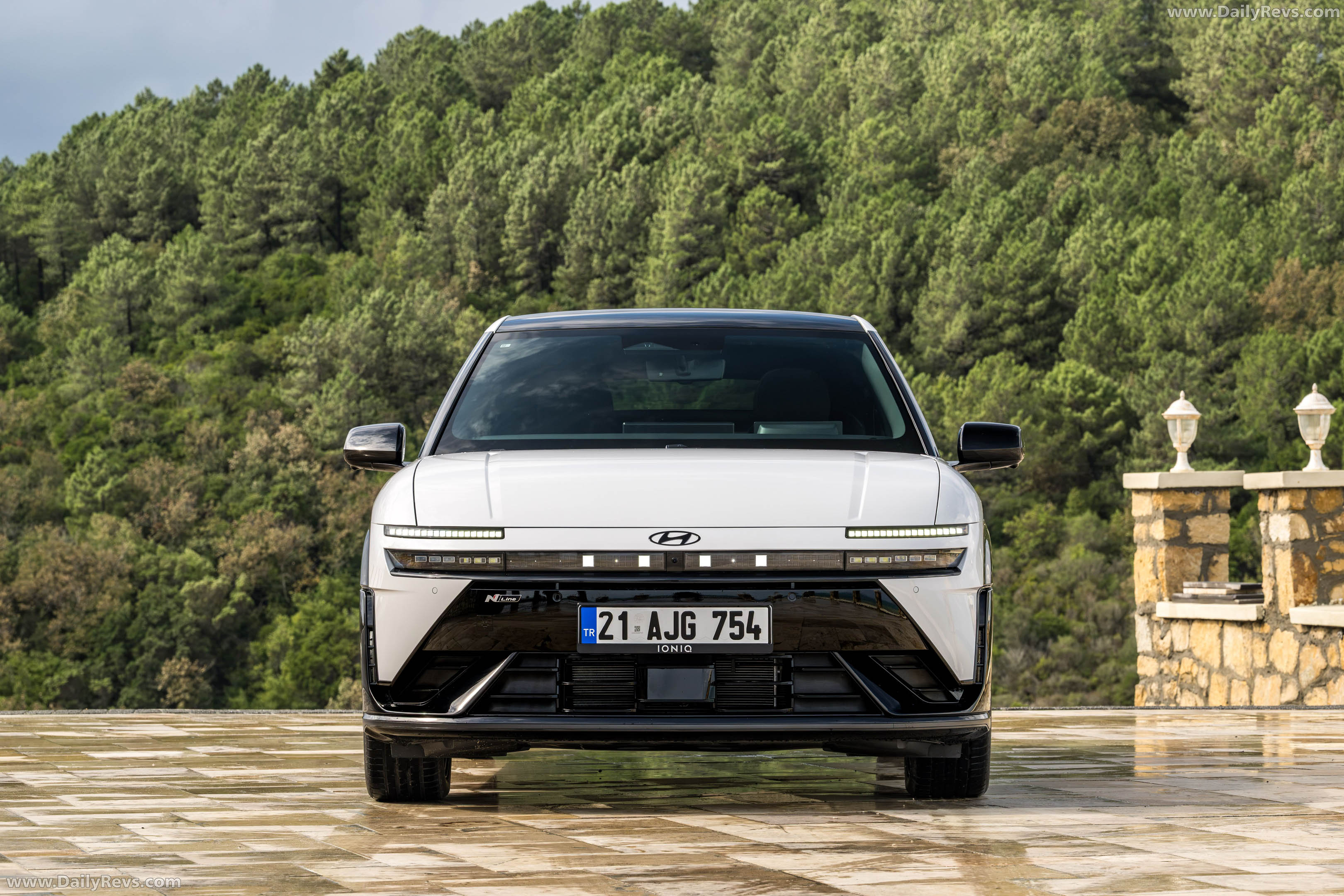 2027 Hyundai IONIQ 3 Atlas White Front View