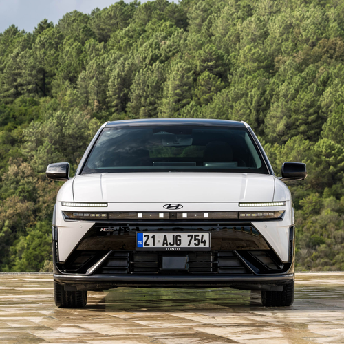 2027 Hyundai IONIQ 3 Atlas White Front View