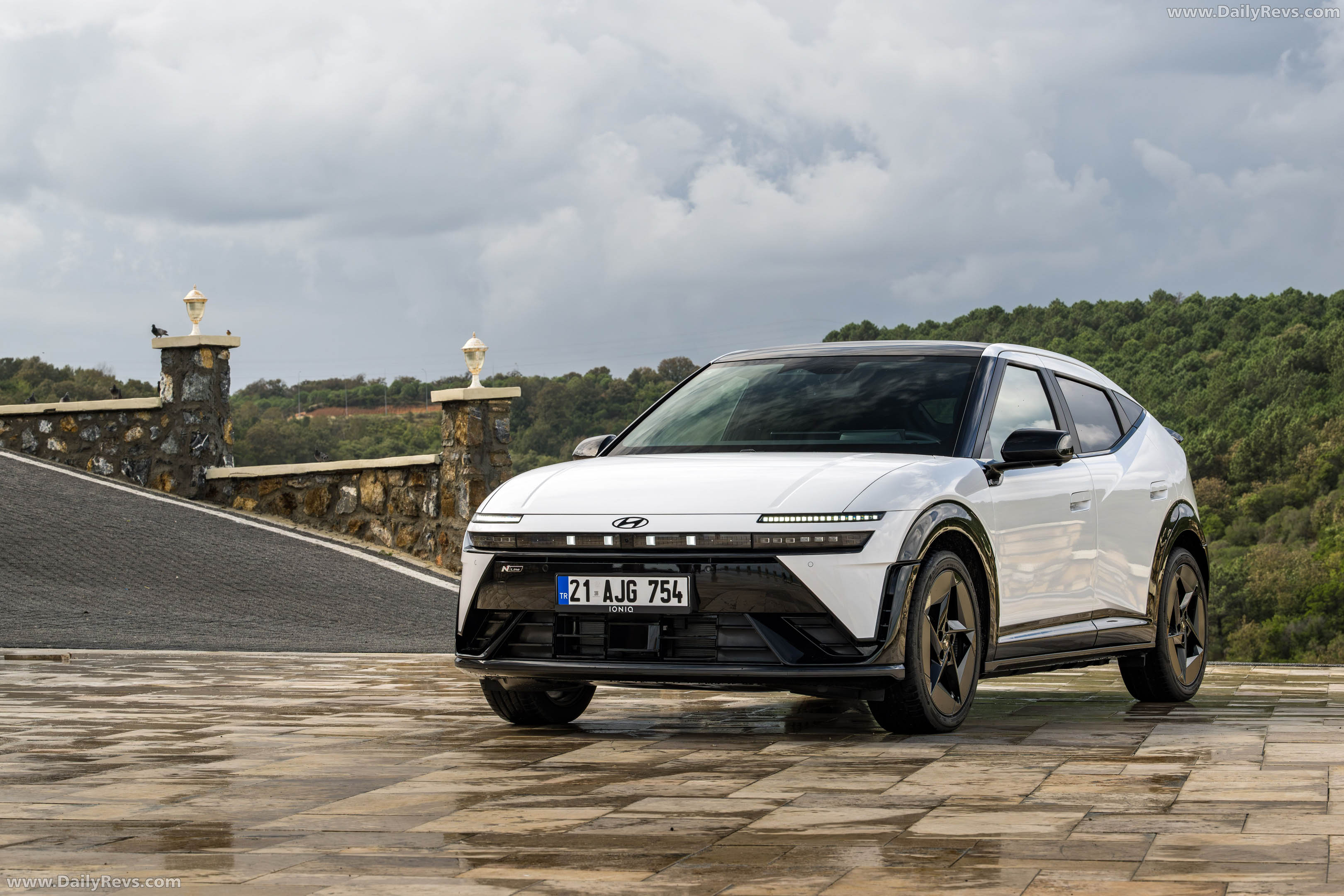 2027 Hyundai IONIQ 3 Atlas White Front View