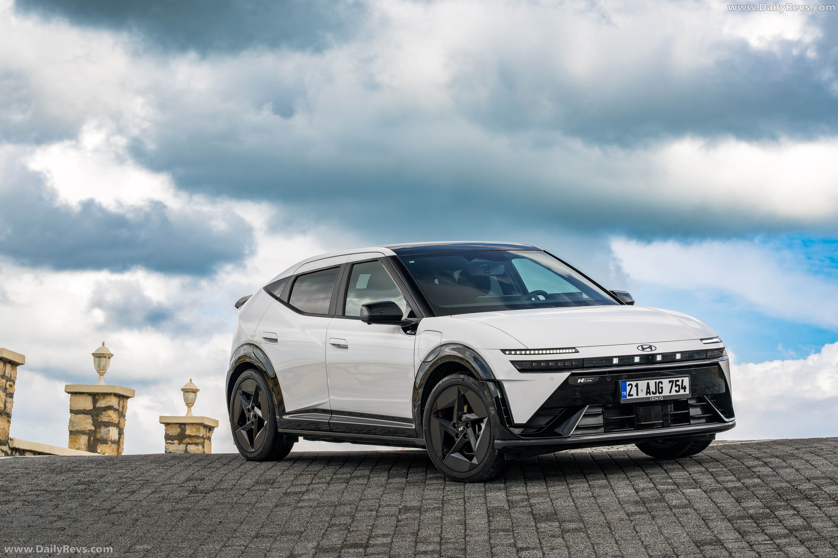 2027 Hyundai IONIQ 3 Atlas White Front View