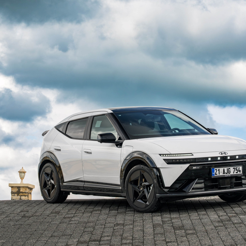 2027 Hyundai IONIQ 3 Atlas White Front View