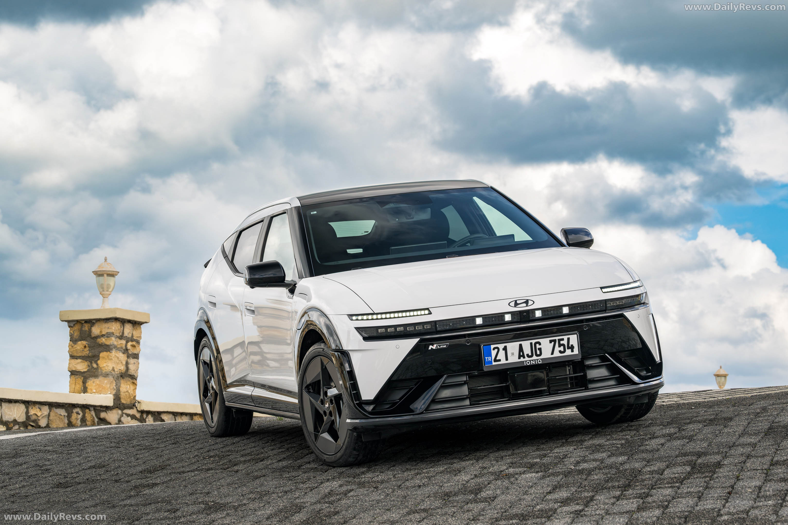 2027 Hyundai IONIQ 3 Atlas White Front View