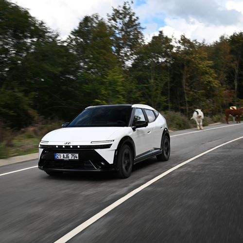2027 Hyundai IONIQ 3 Atlas White Front View