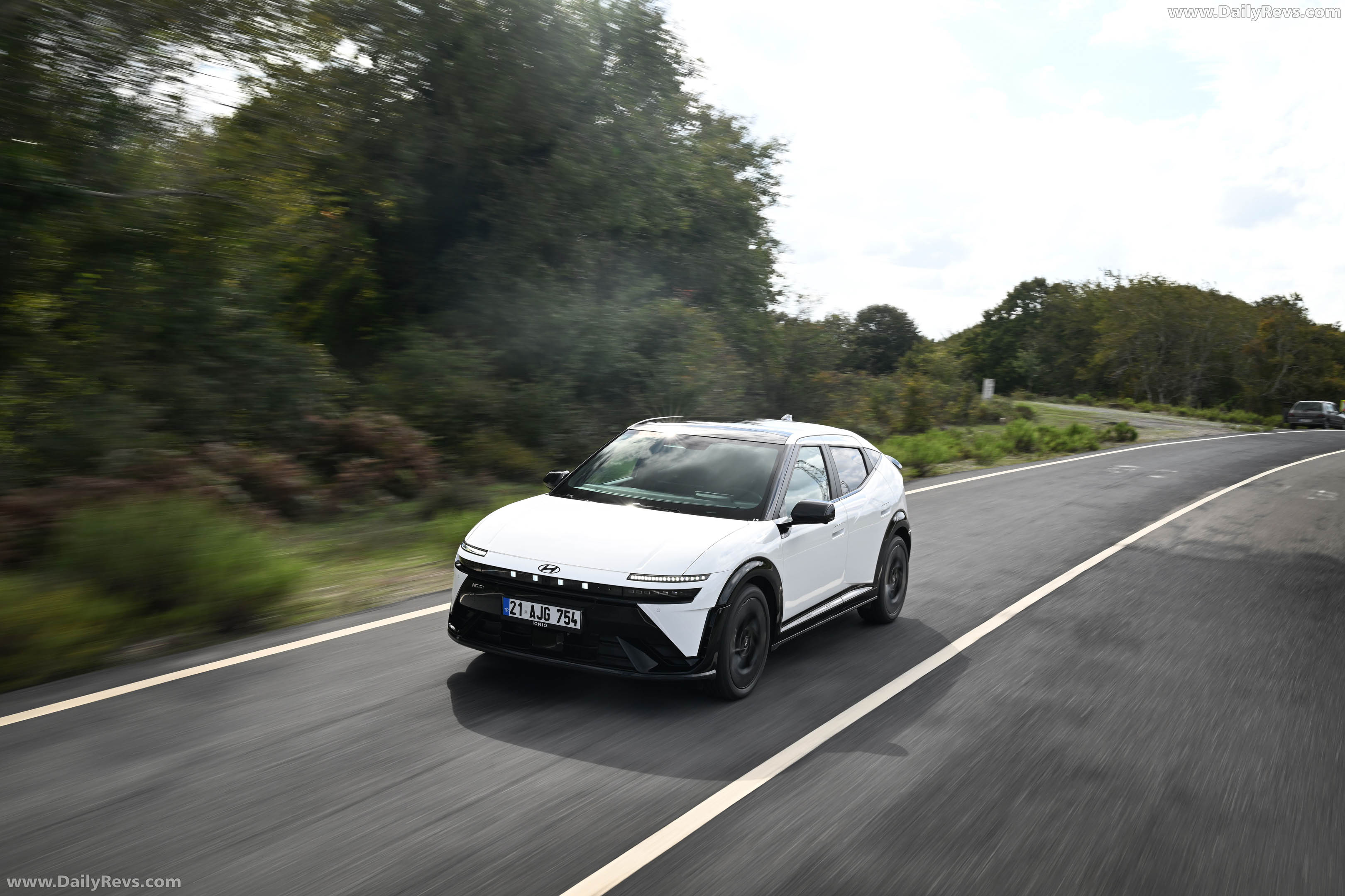 2027 Hyundai IONIQ 3 Atlas White Front View