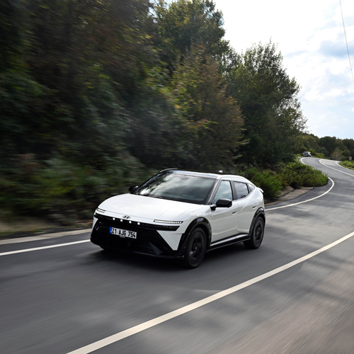 2027 Hyundai IONIQ 3 Atlas White Front View