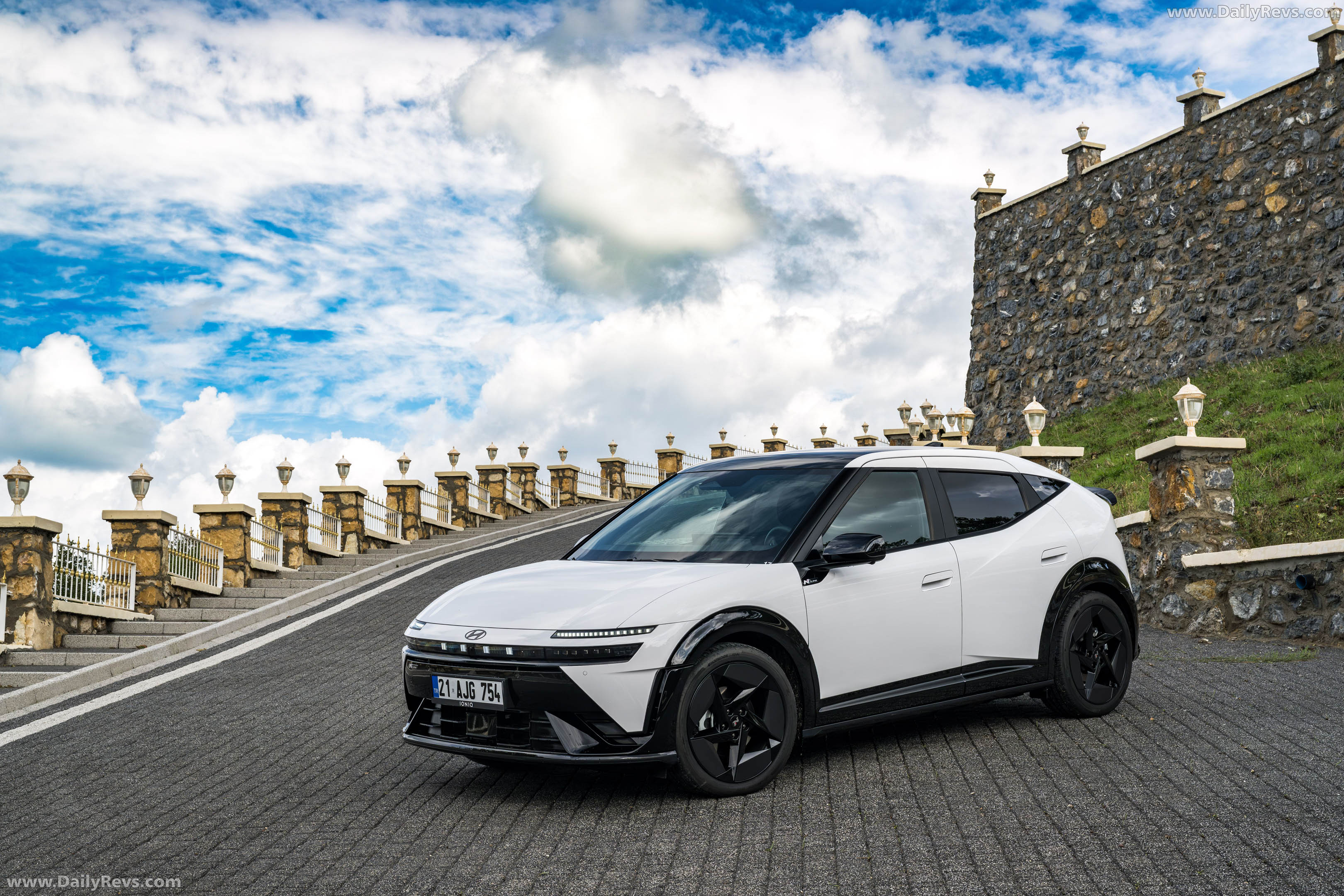 2027 Hyundai IONIQ 3 Atlas White Front View