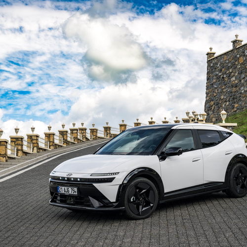 2027 Hyundai IONIQ 3 Atlas White Front View
