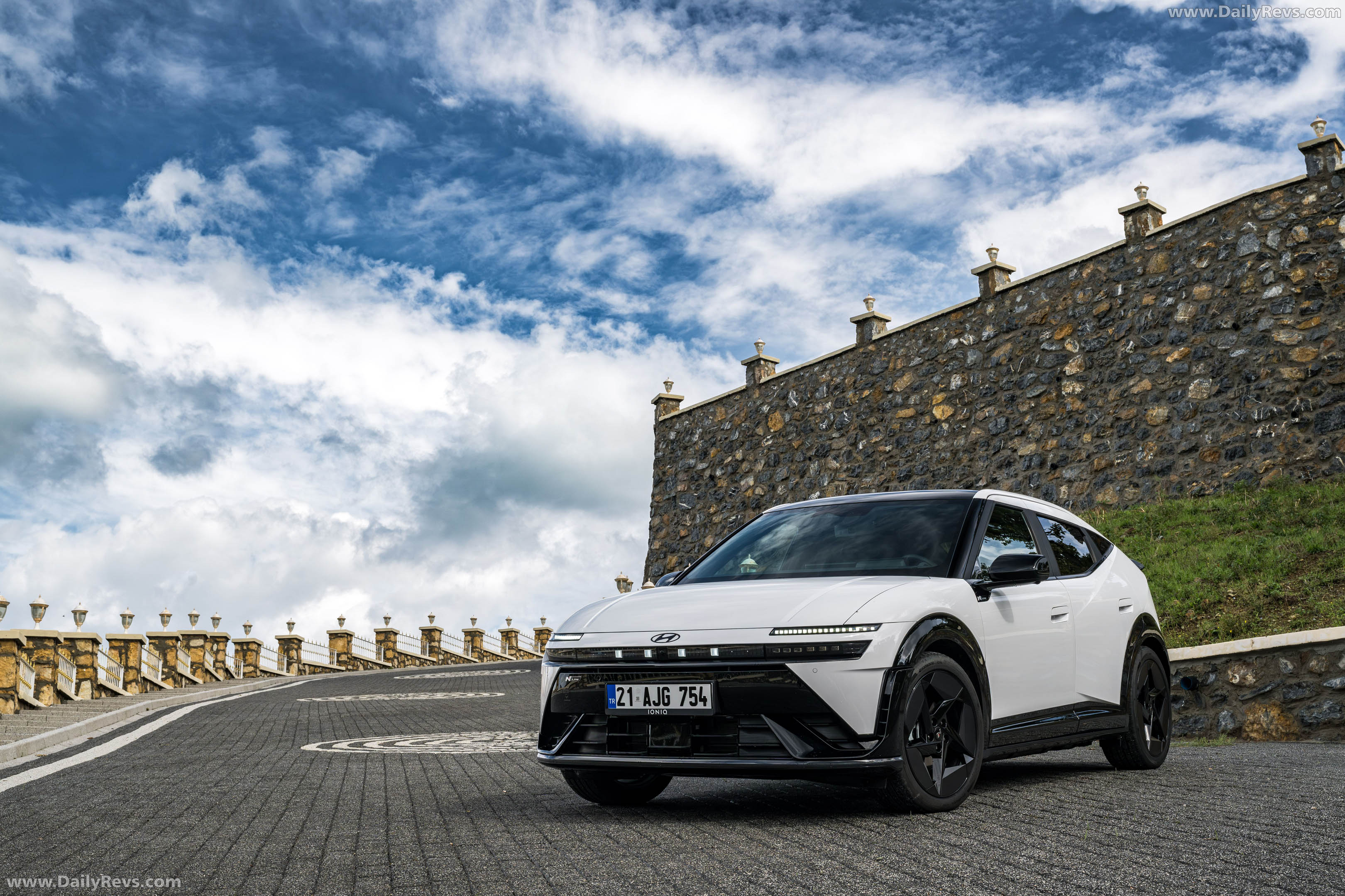 2027 Hyundai IONIQ 3 Atlas White Front View