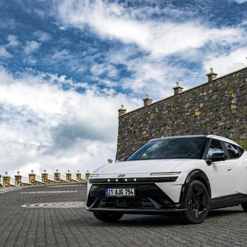 2027 Hyundai IONIQ 3 Atlas White Front View