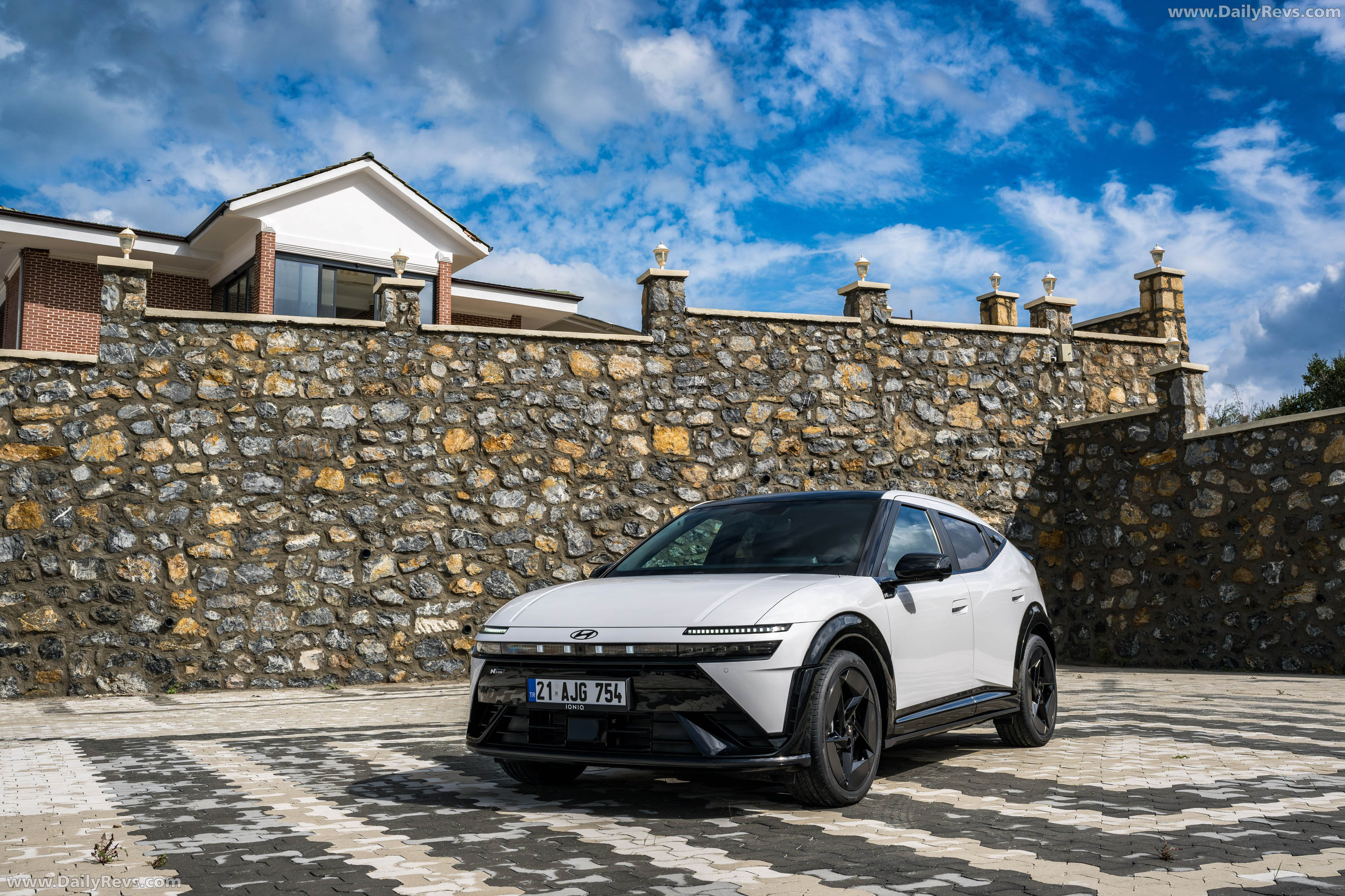 2027 Hyundai IONIQ 3 Atlas White Front View