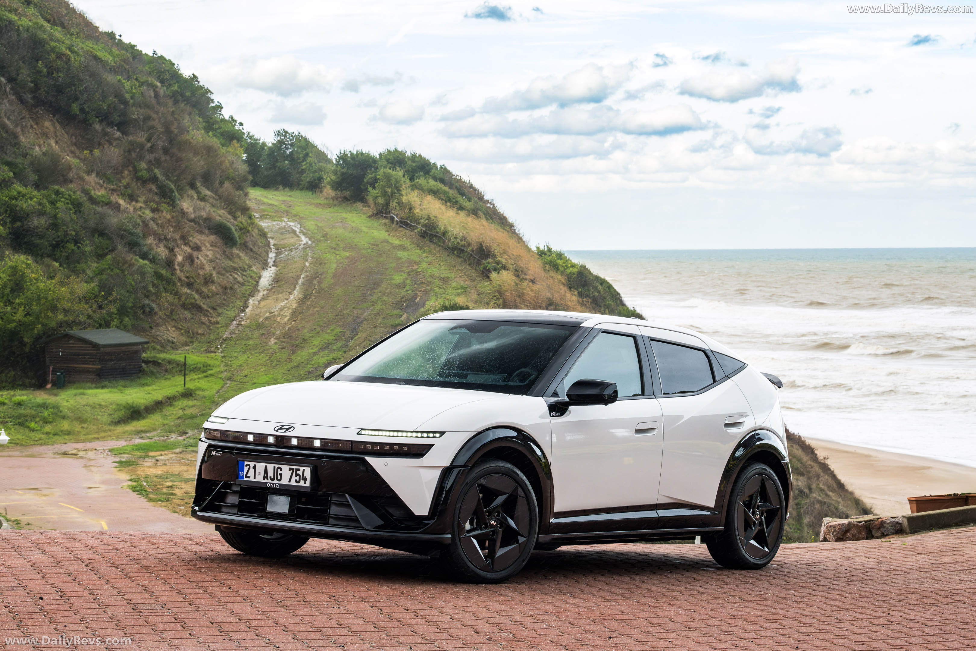 2027 Hyundai IONIQ 3 Atlas White Front View