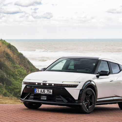 2027 Hyundai IONIQ 3 Atlas White Front View