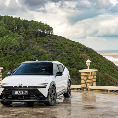 2027 Hyundai IONIQ 3 Atlas White Front View