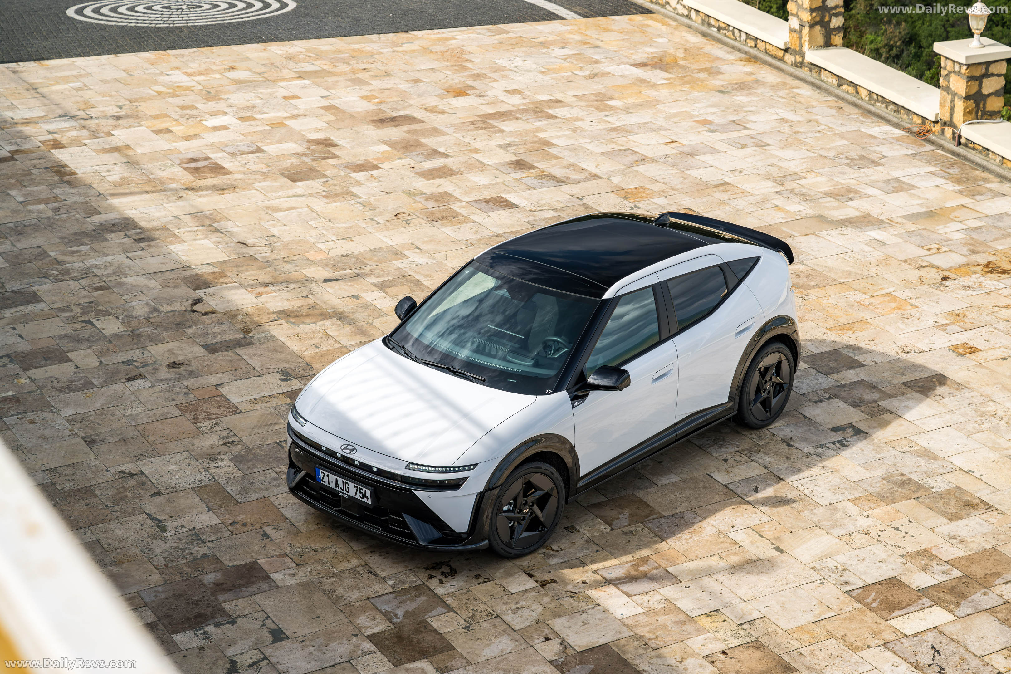 2027 Hyundai IONIQ 3 Atlas White Top View