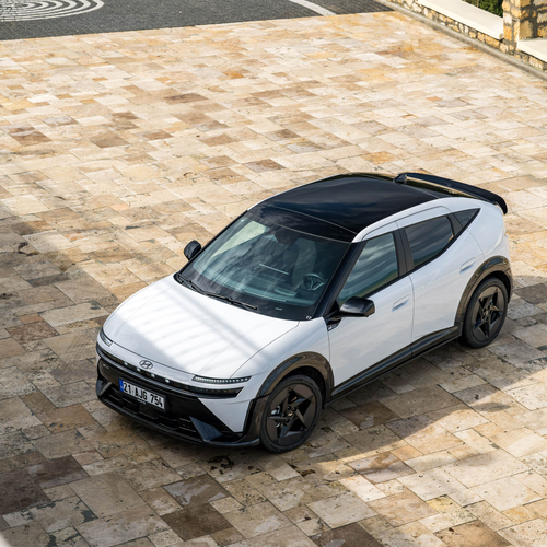 2027 Hyundai IONIQ 3 Atlas White Top View