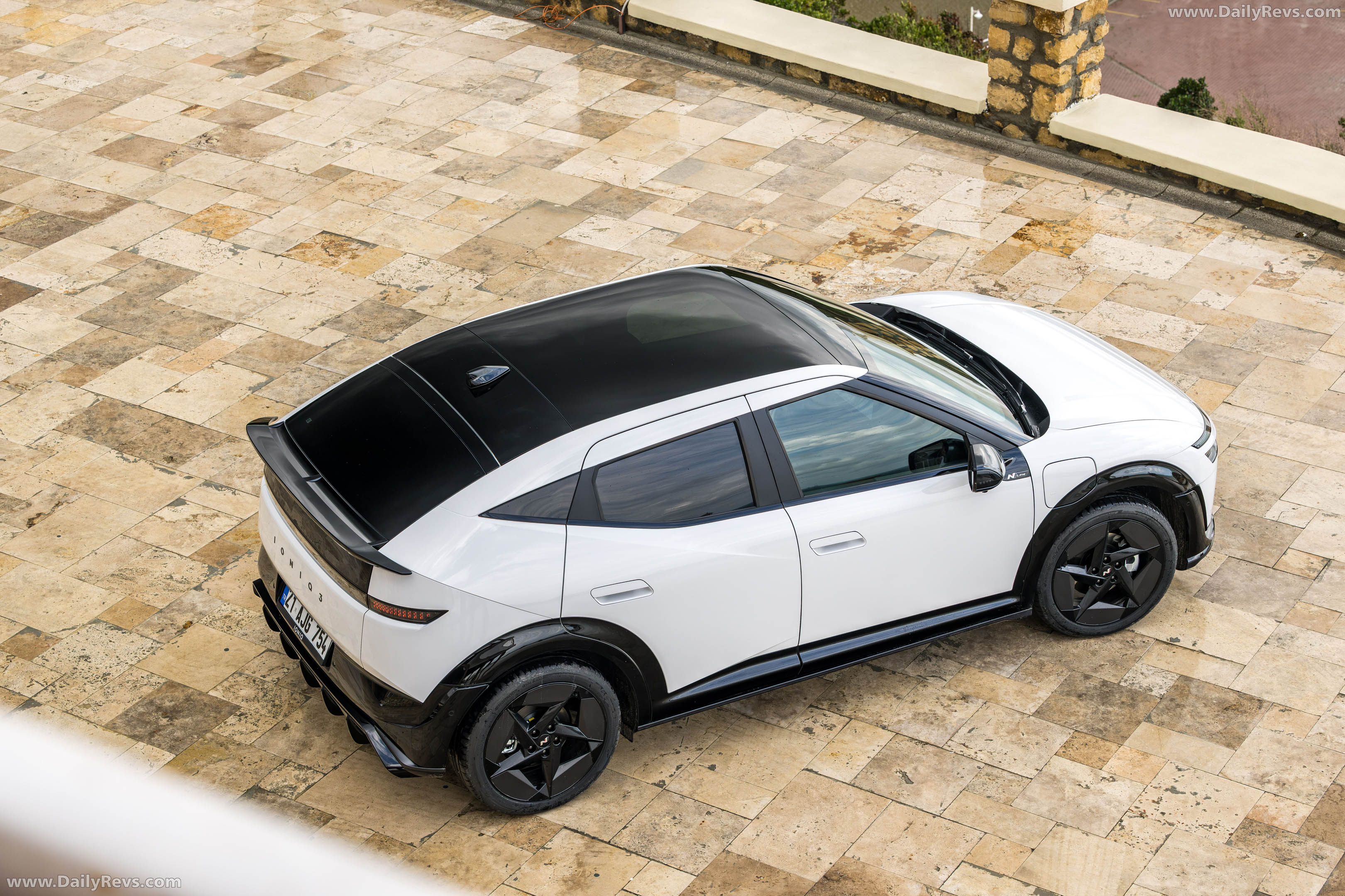 2027 Hyundai IONIQ 3 Atlas White Top View