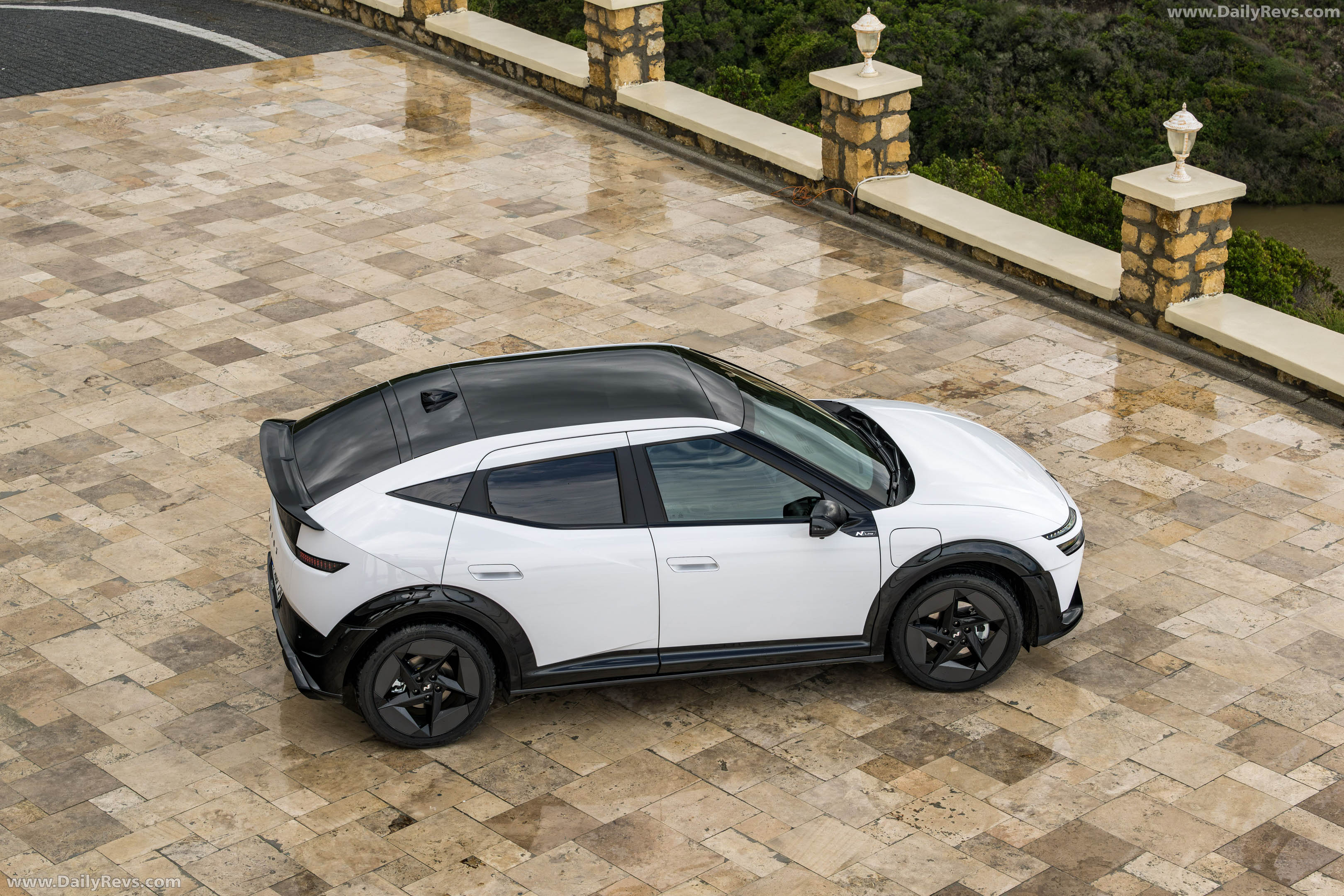 2027 Hyundai IONIQ 3 Atlas White Top View