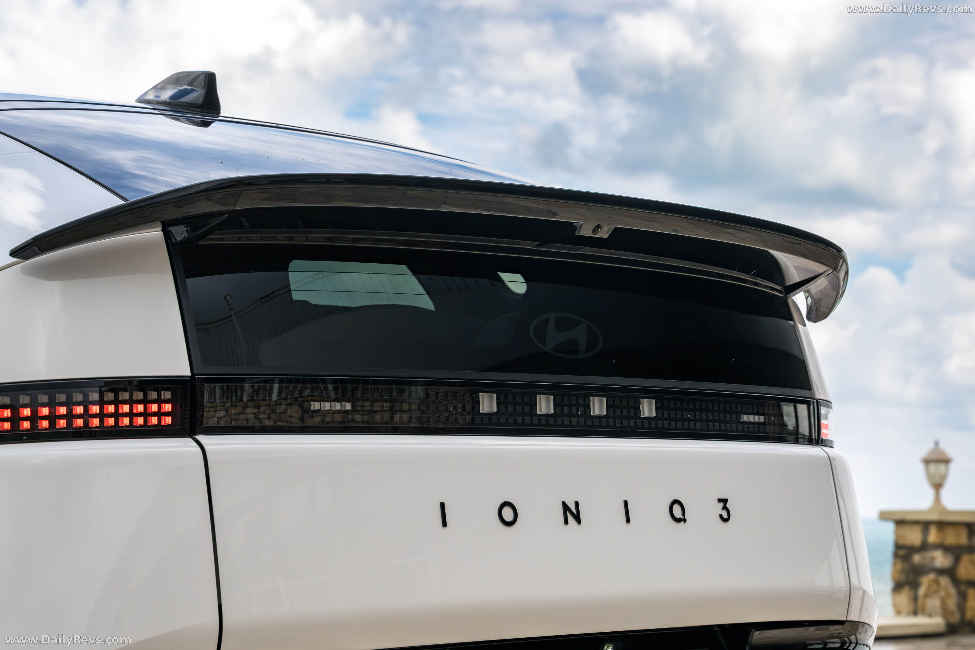 2027 Hyundai IONIQ 3 Atlas White Exterior