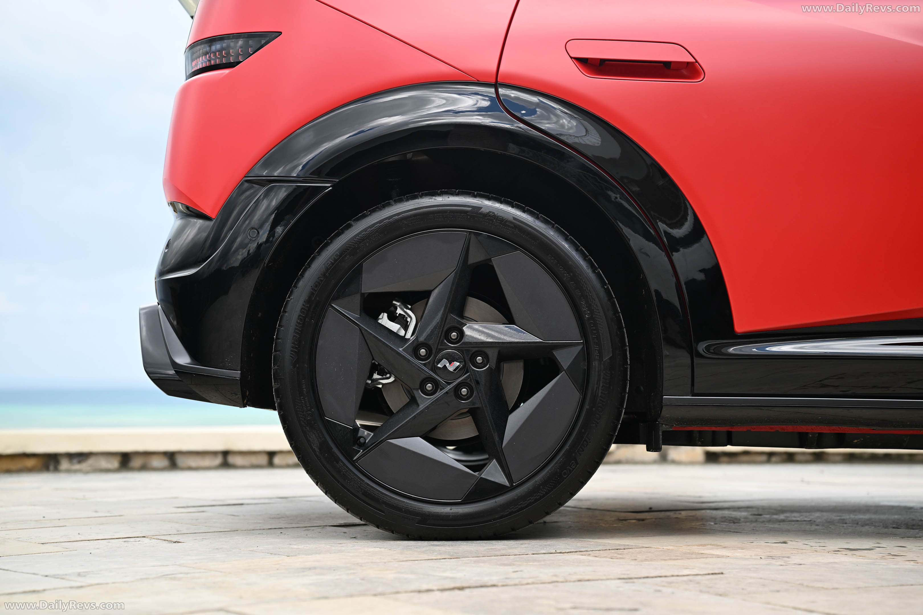 2027 Hyundai IONIQ 3 Fierce Red Matte Exterior