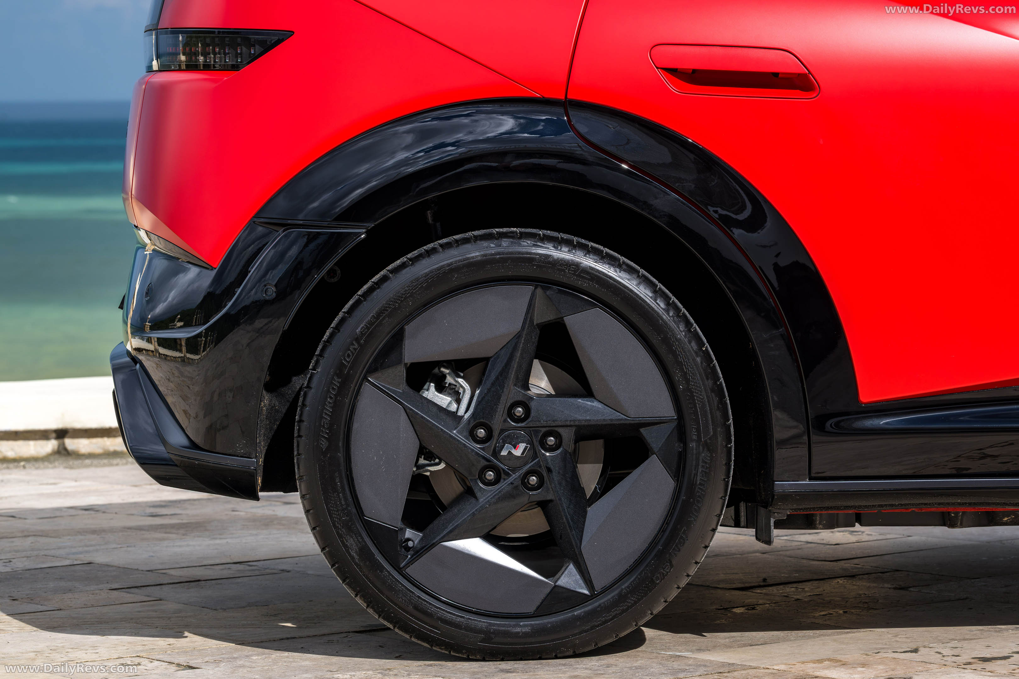 2027 Hyundai IONIQ 3 Fierce Red Matte Exterior