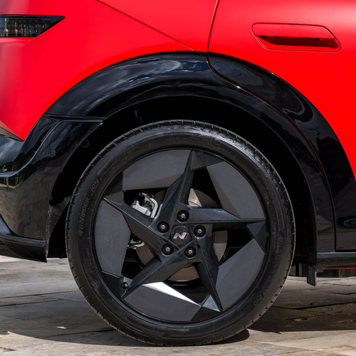 2027 Hyundai IONIQ 3 Fierce Red Matte Exterior