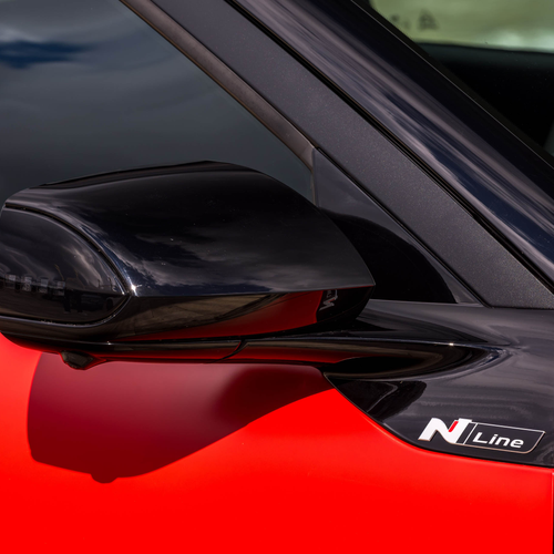 2027 Hyundai IONIQ 3 Fierce Red Matte Exterior