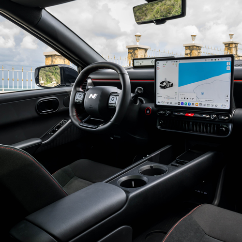 2027 Hyundai IONIQ 3 Fierce Red Matte Interior