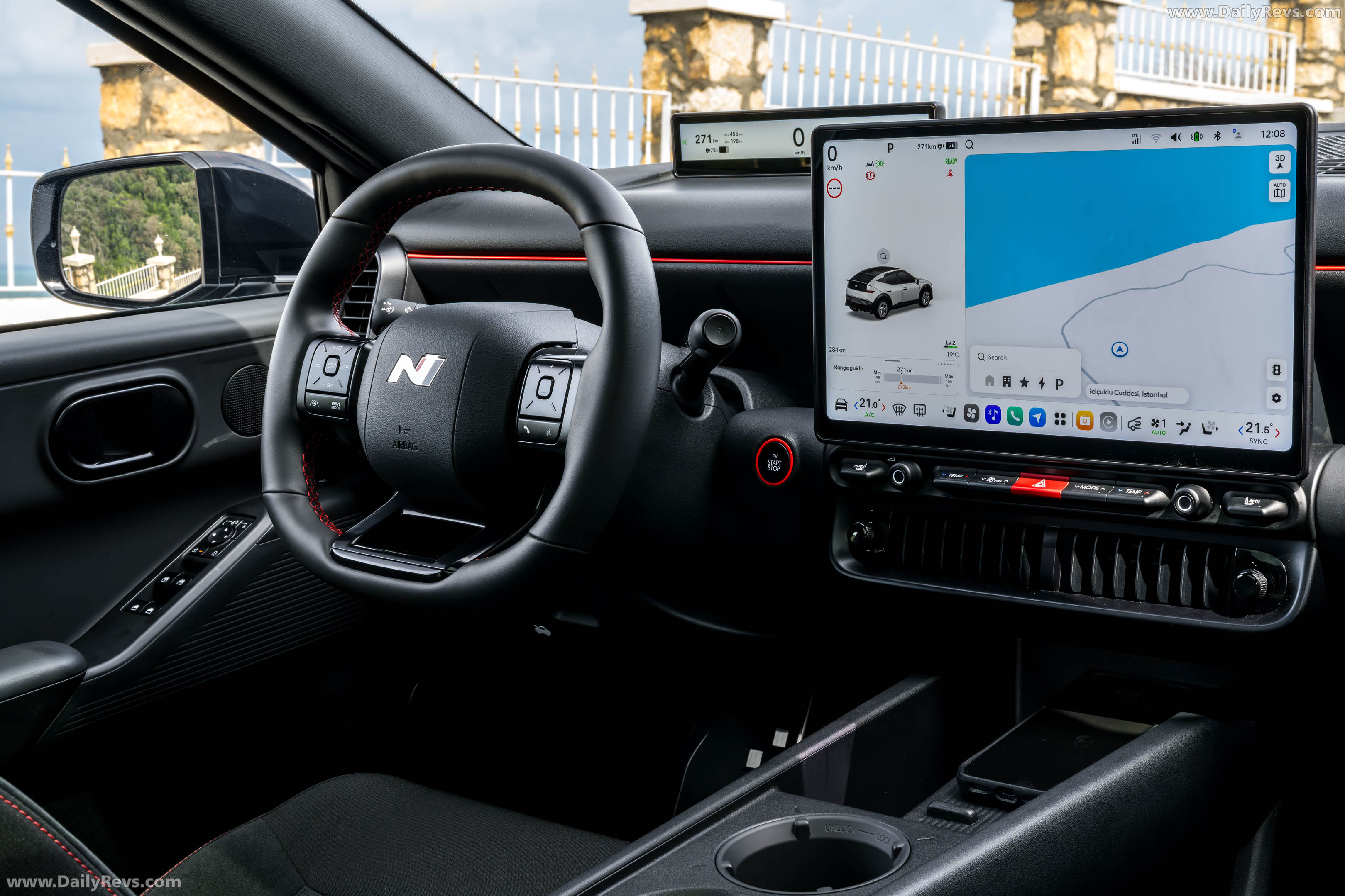 2027 Hyundai IONIQ 3 Fierce Red Matte Interior