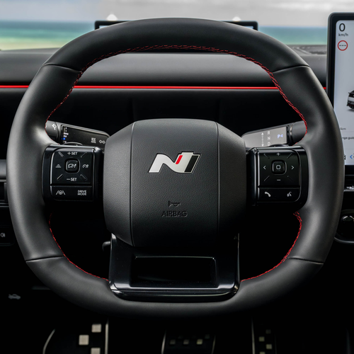 2027 Hyundai IONIQ 3 Fierce Red Matte Interior