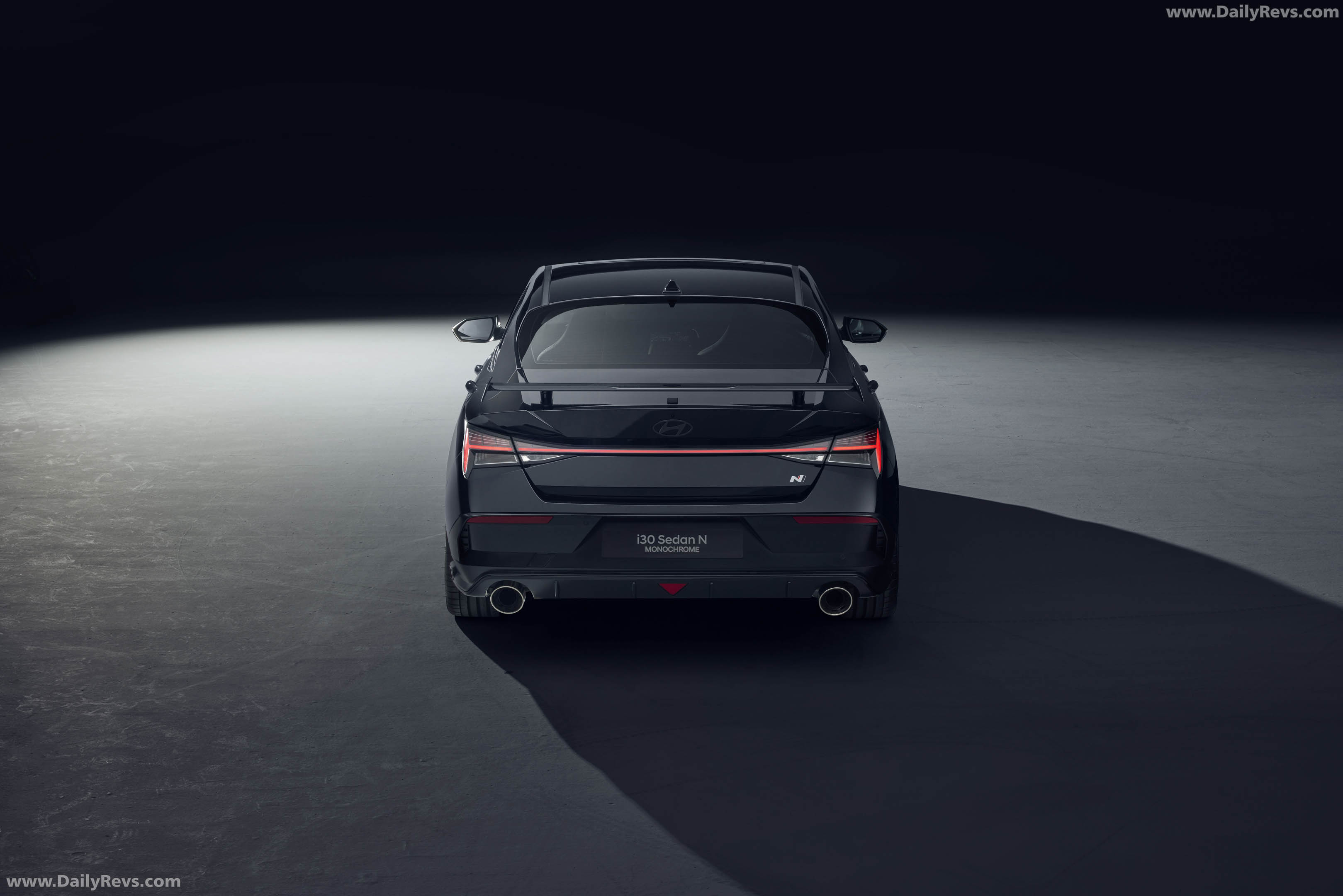 2027 Hyundai i30 Sedan N Monochrome Rear View
