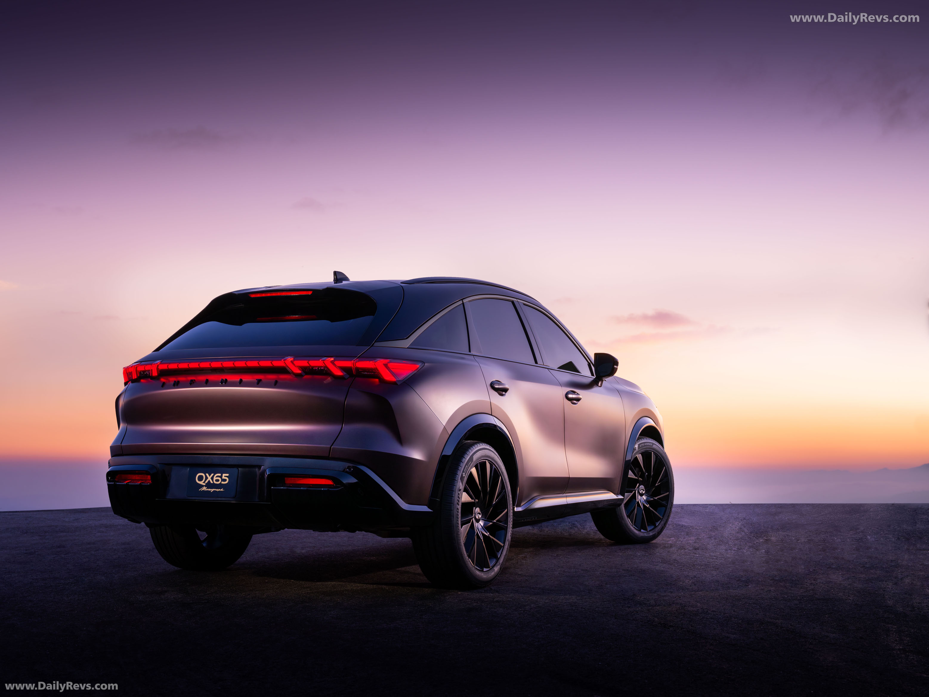 2025 Infiniti QX65 Monograph Concept Rear View