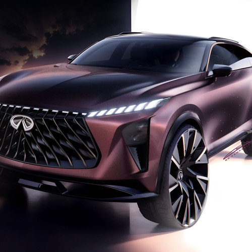 2025 Infiniti QX65 Monograph Concept Sketches
