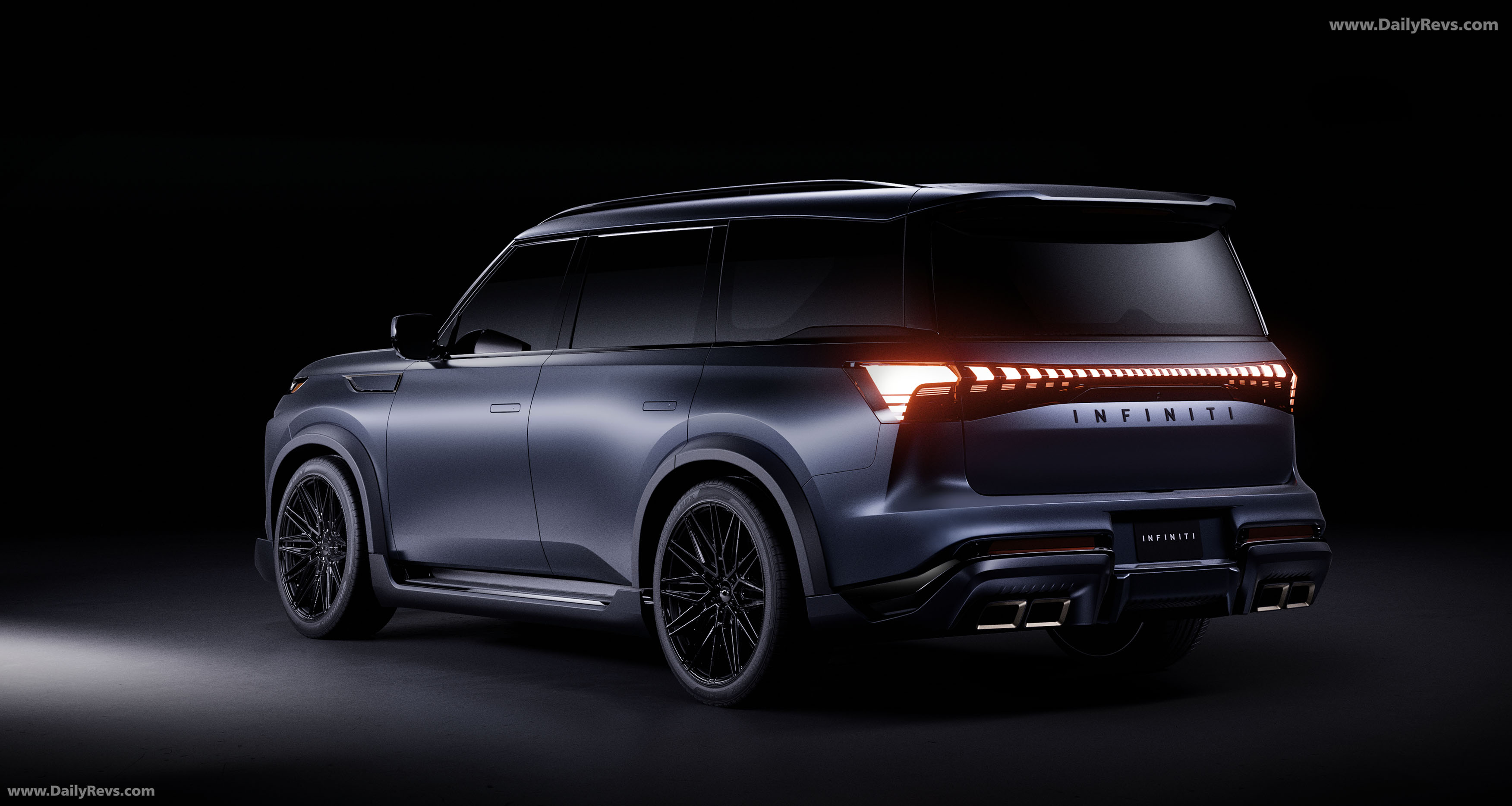 2025 Infiniti QX80 Track Spec Concept Rear View