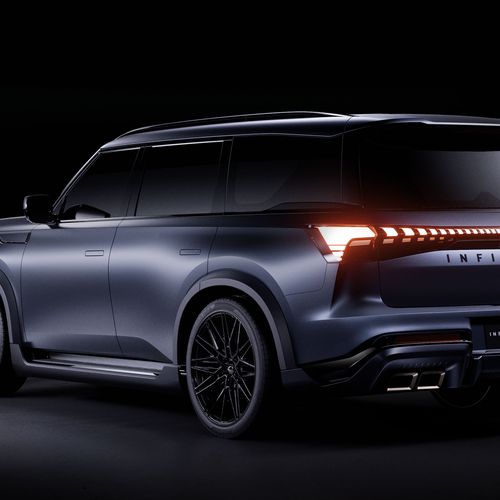 2025 Infiniti QX80 Track Spec Concept Rear View
