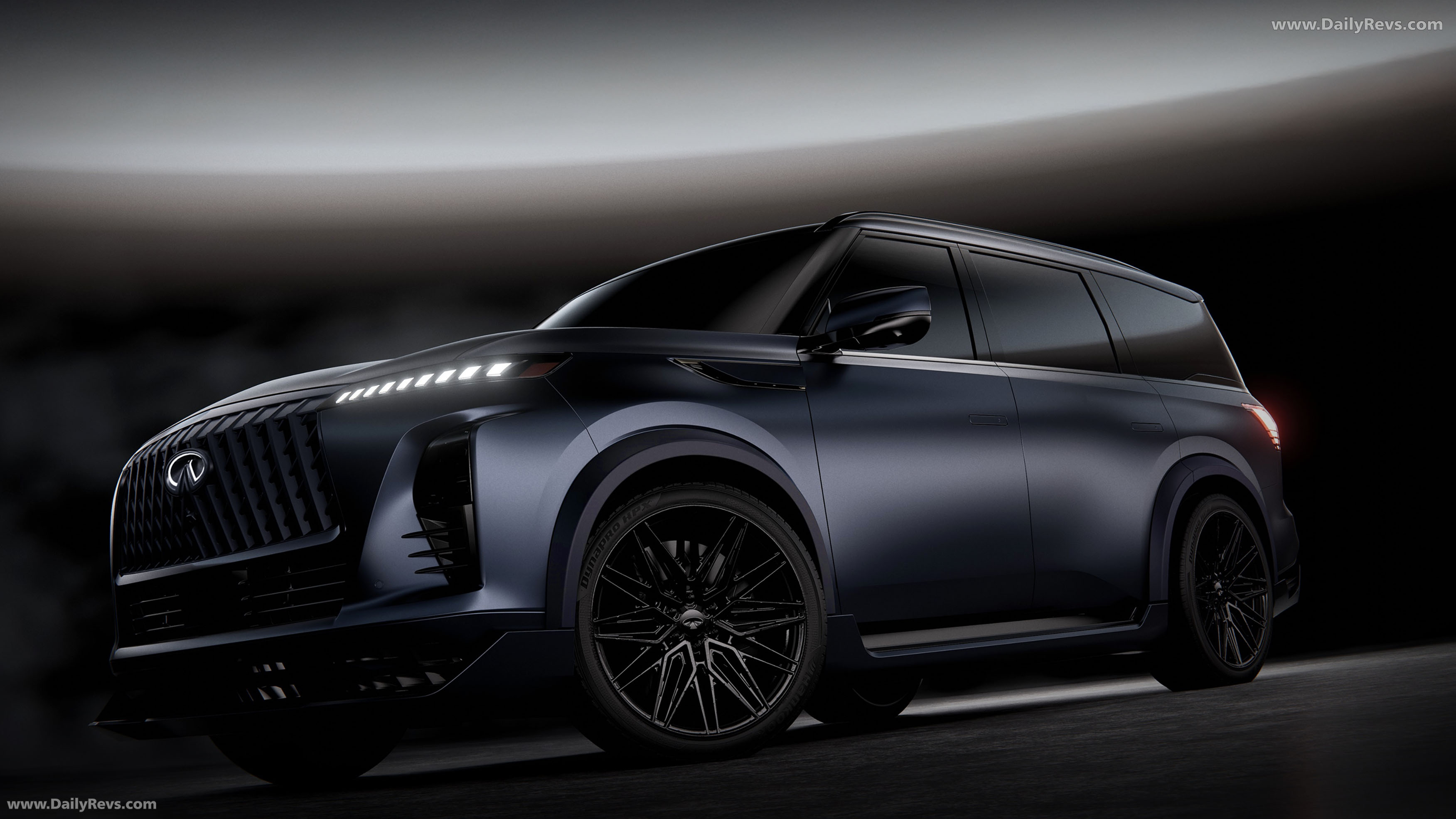 2025 Infiniti QX80 Track Spec Concept Side View