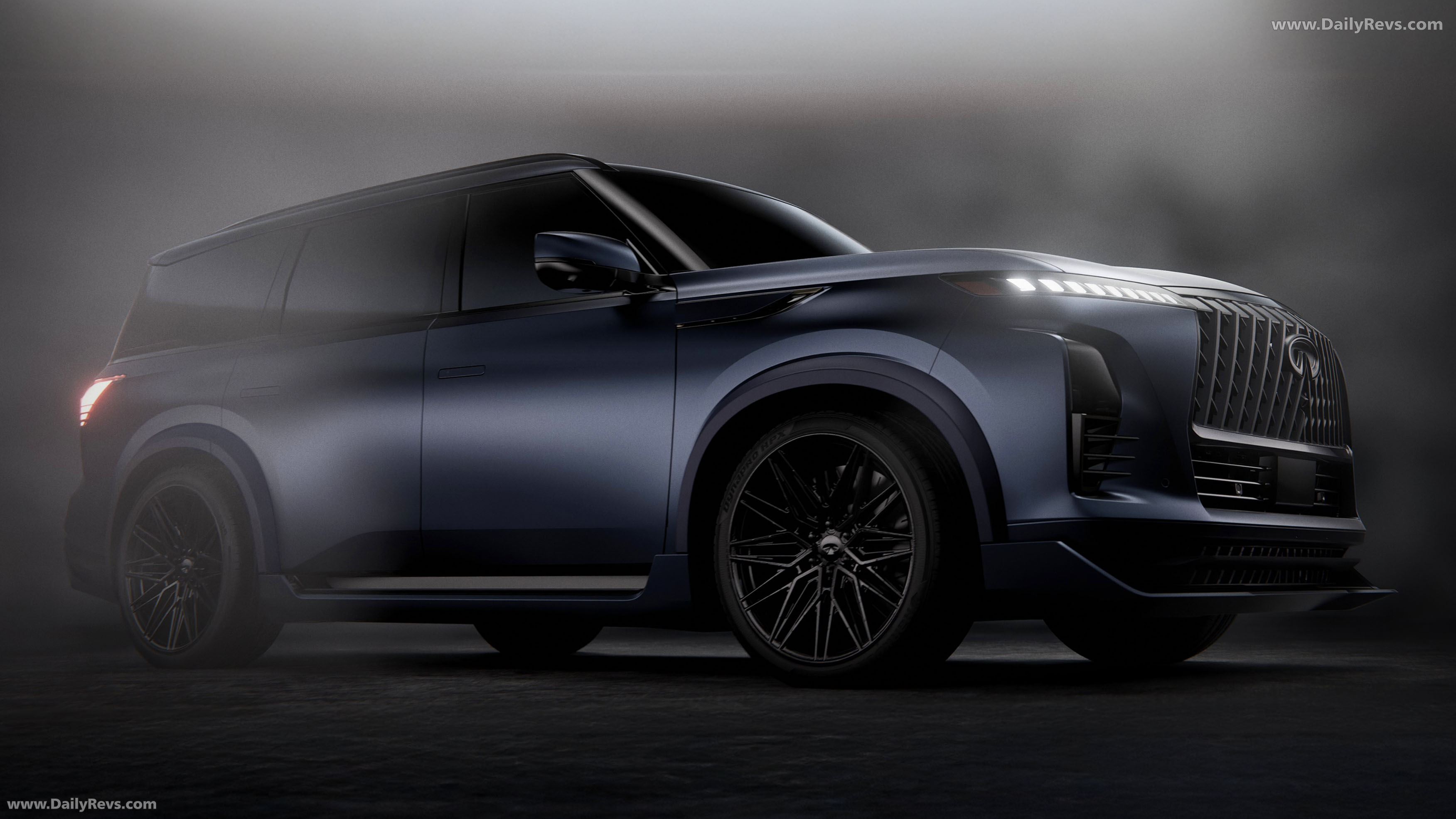2025 Infiniti QX80 Track Spec Concept Side View