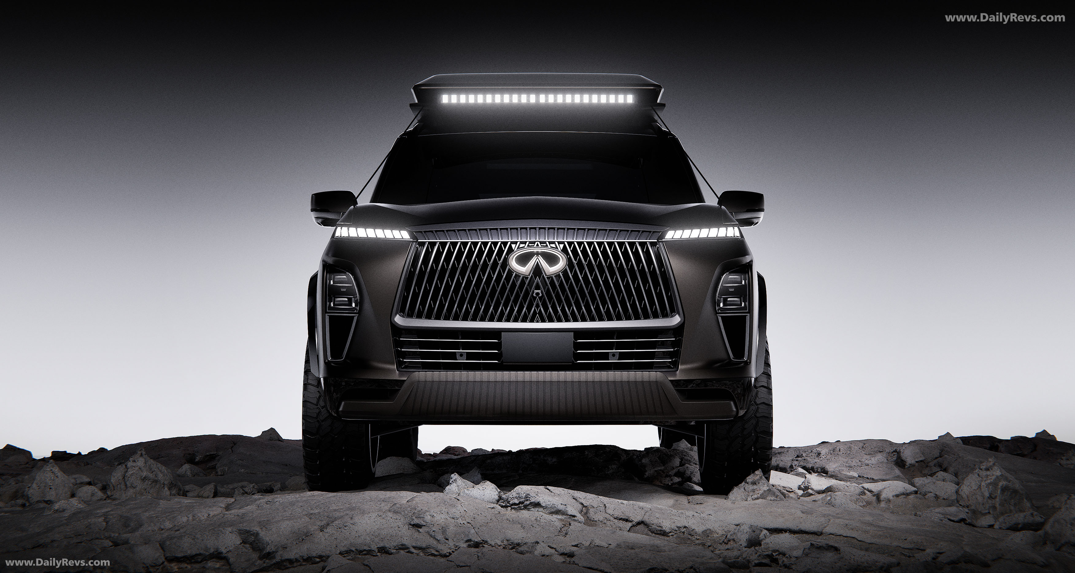 2025 Infiniti QX80 Terrain Spec Concept Front View