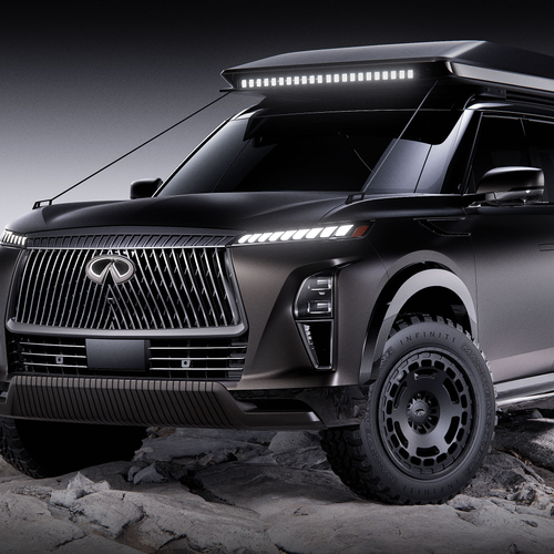 2025 Infiniti QX80 Terrain Spec Concept Front View