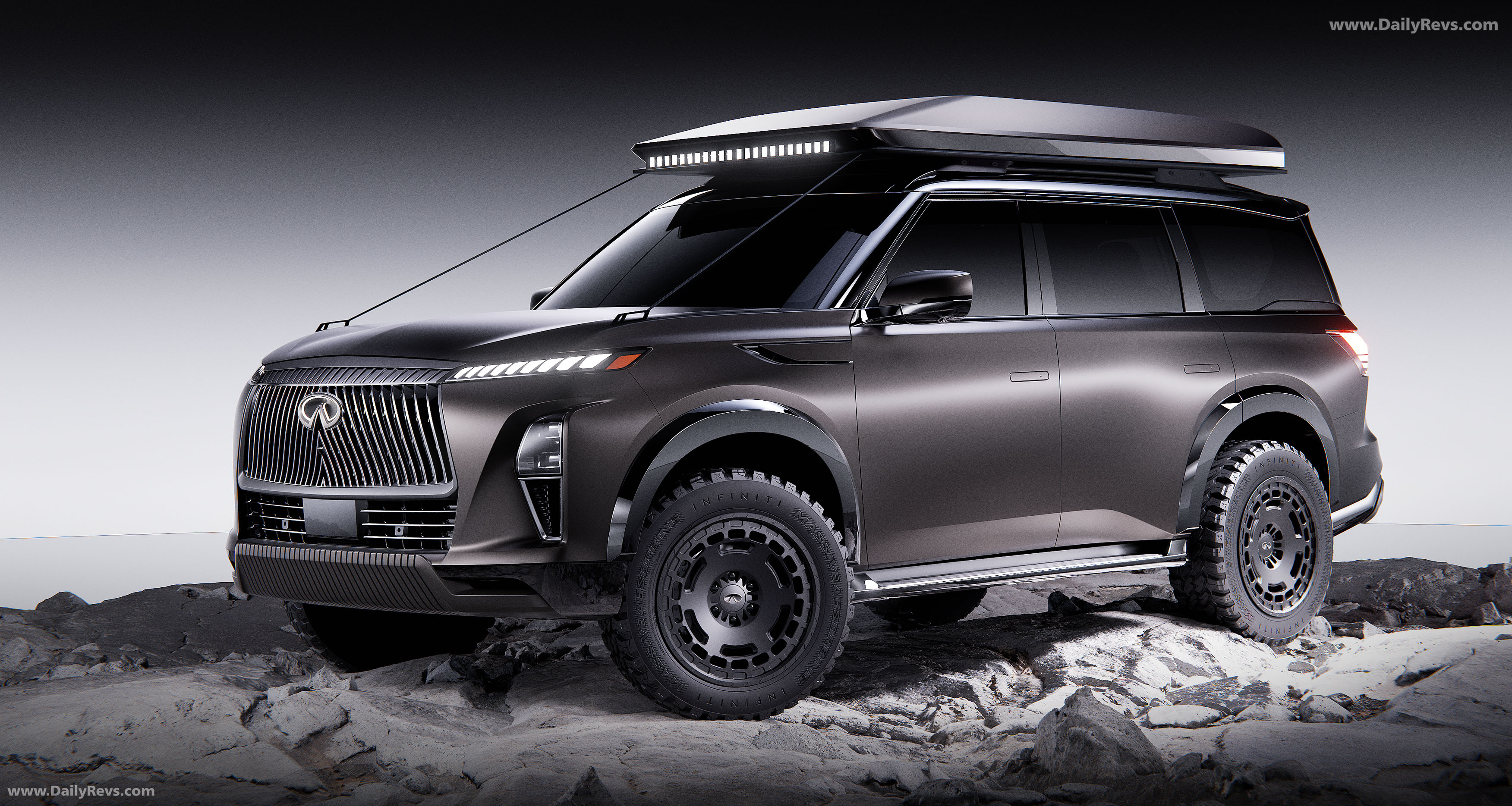 2025 Infiniti QX80 Terrain Spec Concept Front View
