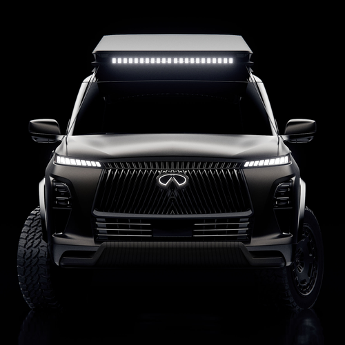 2025 Infiniti QX80 Terrain Spec Concept Front View